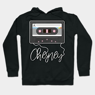 Love Music Chesney Proud Name Awesome Cassette Hoodie